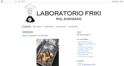 Desktop Screenshot of laboratoriofriki.com