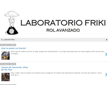 Tablet Screenshot of laboratoriofriki.com